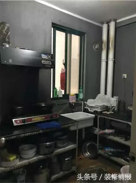 楼中楼的大厨房大餐厅的设计,斜的厨房怎么设计橱柜