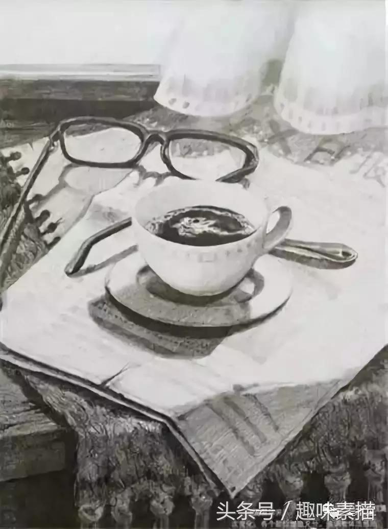 清华美院素描高分卷赏评,清华美院临摹千里江山图