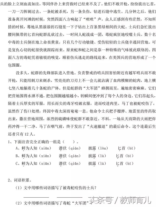六年级语文期末冲刺天天练,六年级语文期中考试卷提高卷