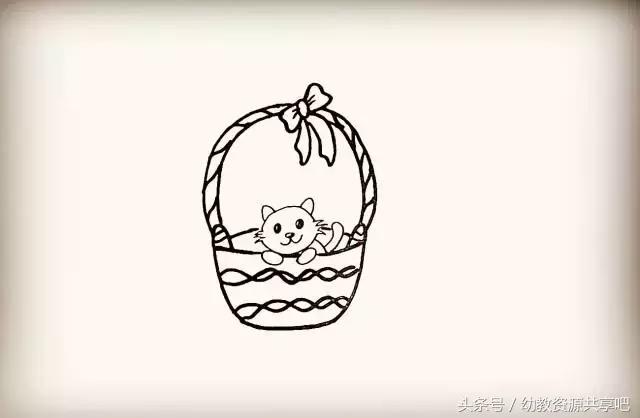 简笔画漂亮可爱猫咪,萌萌哒简笔画图片可爱小猫咪