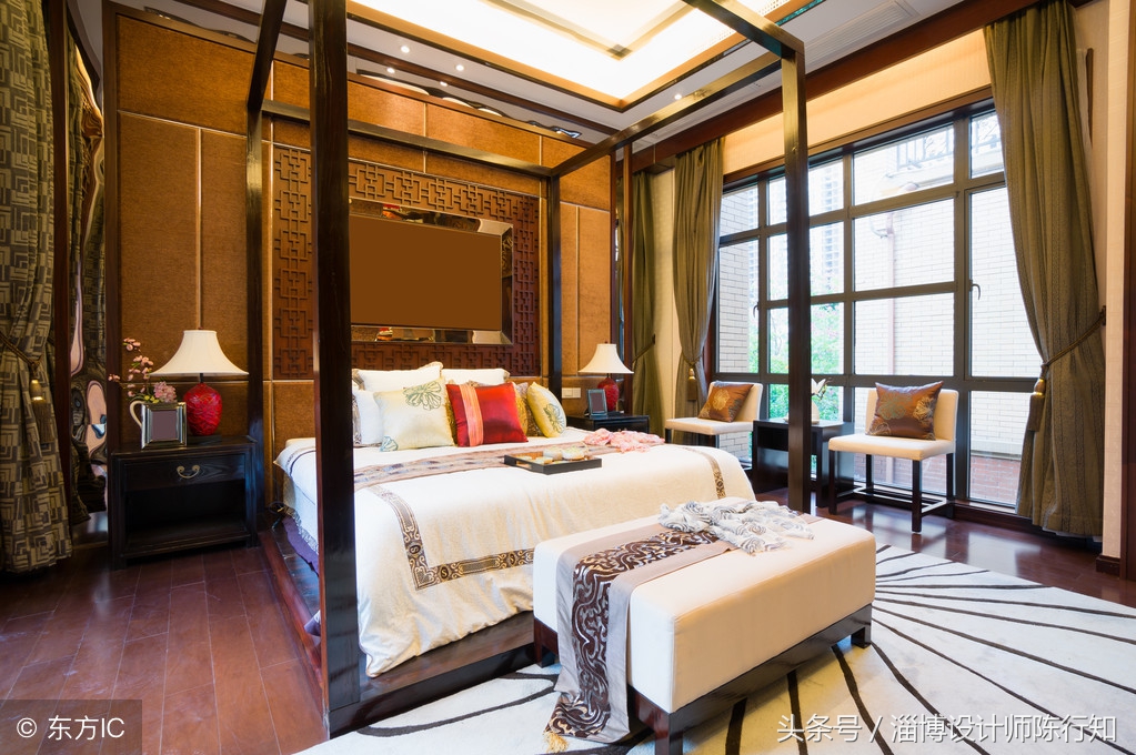 卧室软装窗帘搭配效果图,软装搭配卧室窗帘