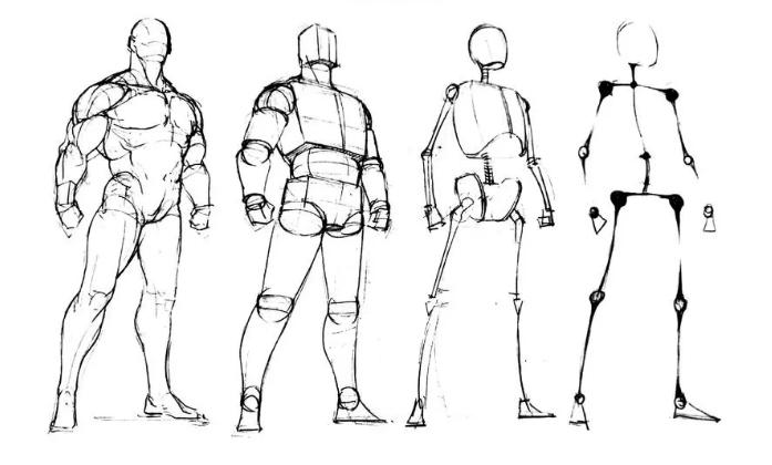 手绘推荐动漫人物,手绘动漫古风女生线稿简单