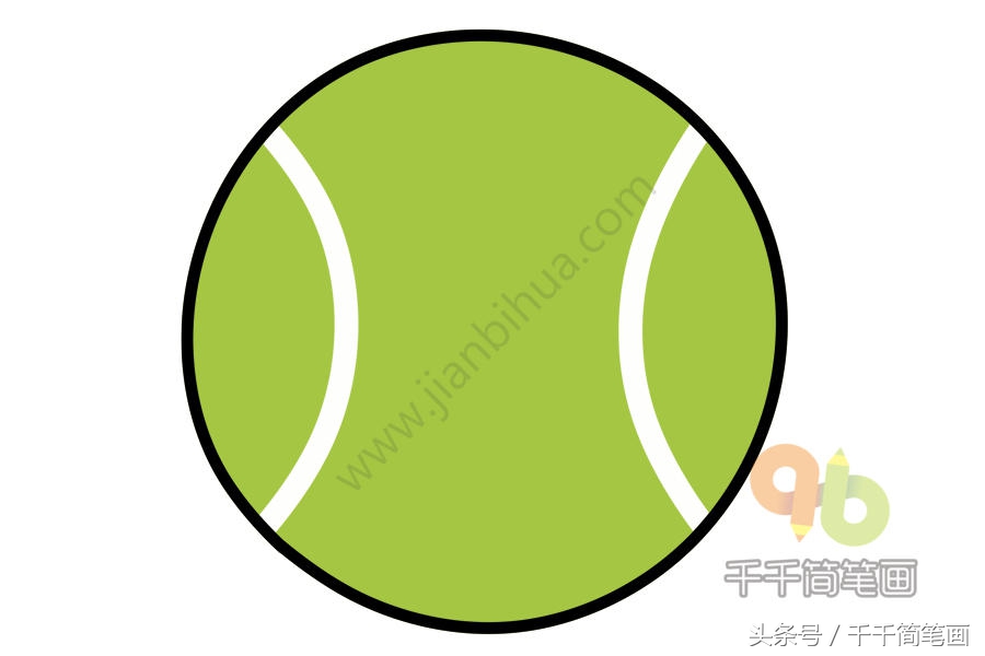 球类简笔画体育项目,球类运动简笔画简单又好看