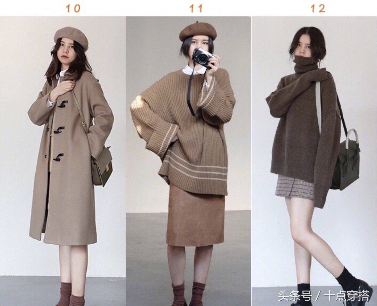 秋冬穿搭女韩系穿搭,最美搭配甜美俏皮温柔秋冬穿搭
