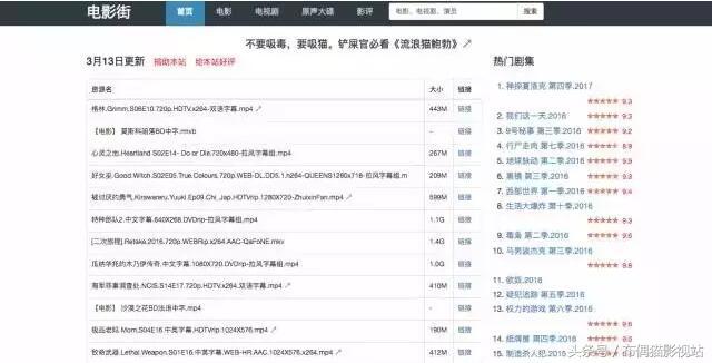 免费高清影视资源网站,十个最值得收藏的网站