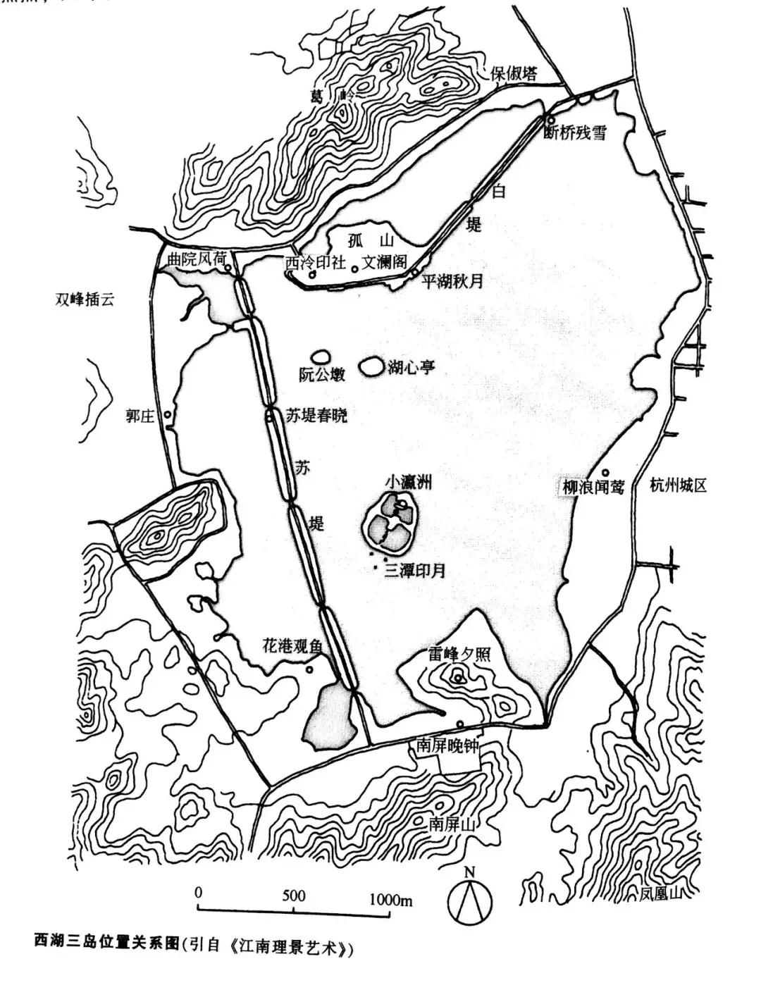 国外经典园林平面图,明清园林平面