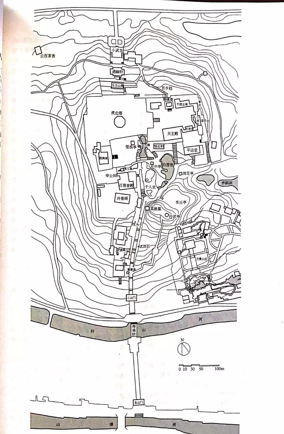 南北方园林设计图,苏式园林平面图