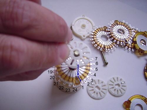 波段开关电位器,步进电位器维修