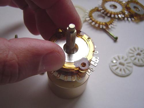 波段开关电位器,步进电位器维修