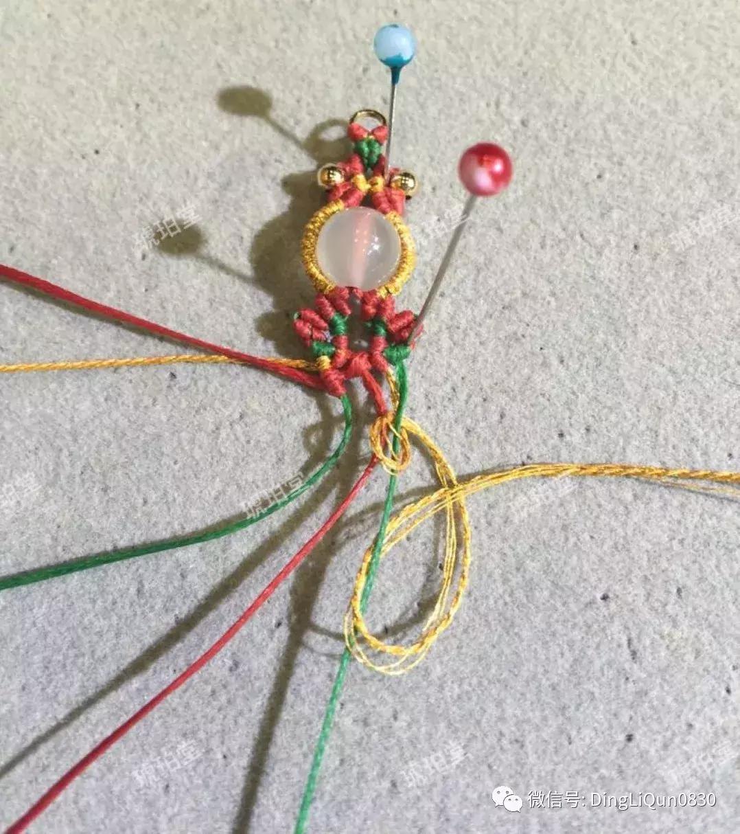 编绳教程铃铛,编绳教程防烫