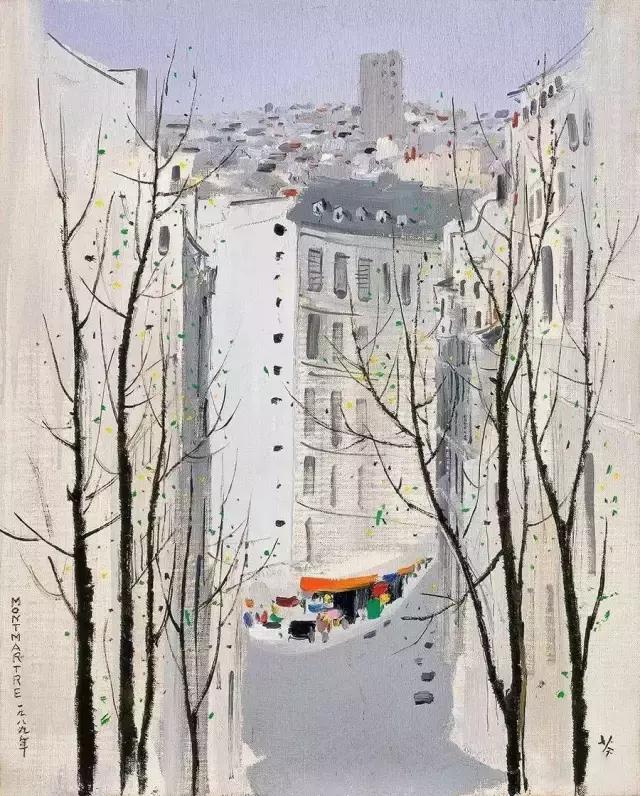 吴冠中字画假的多少钱一幅,吴冠中的画有版权吗