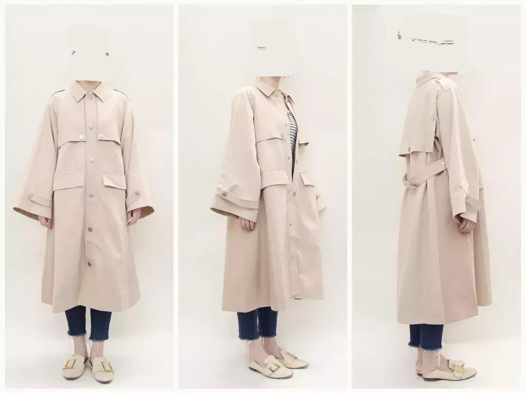 真人版试穿衣服,真人试穿黄金风衣