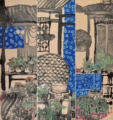 曹天舒水墨画欣赏,曹天舒水墨作品