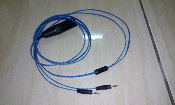 胡桃木耳罩，制作平衡耳机线材，左右声道地线分离效果显著