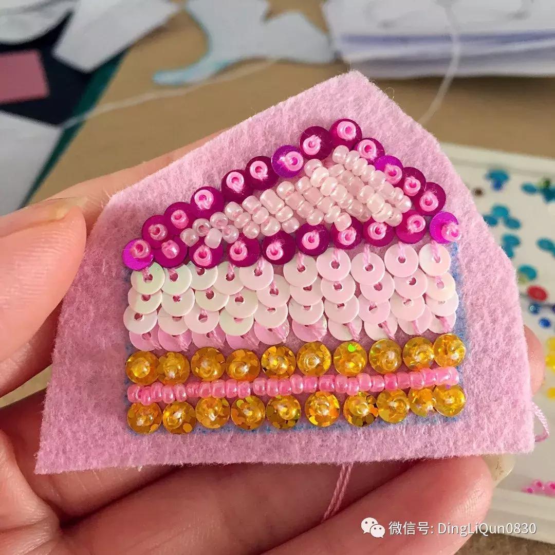 串珠刺绣教程图解,串珠刺绣手工
