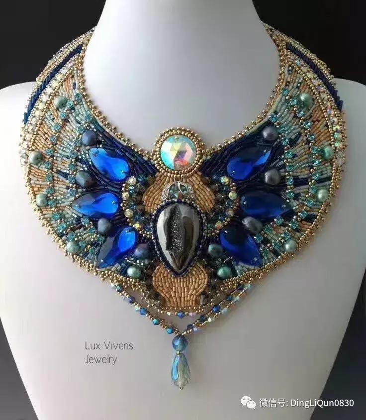 串珠刺绣教程图解,串珠刺绣手工