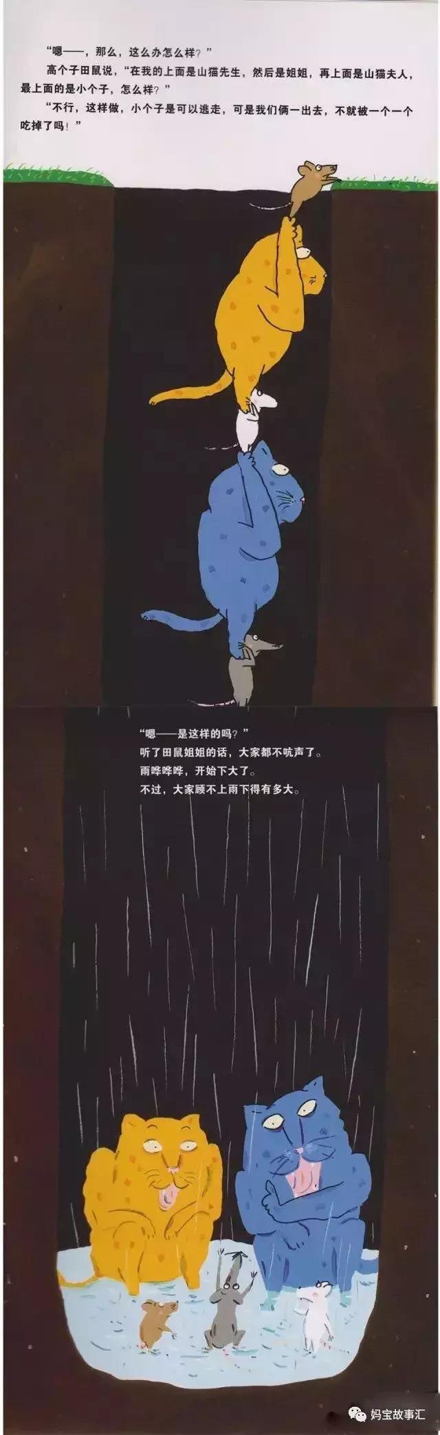 听故事——《山猫怎么办》（让孩子知道面对危险可变通合作）