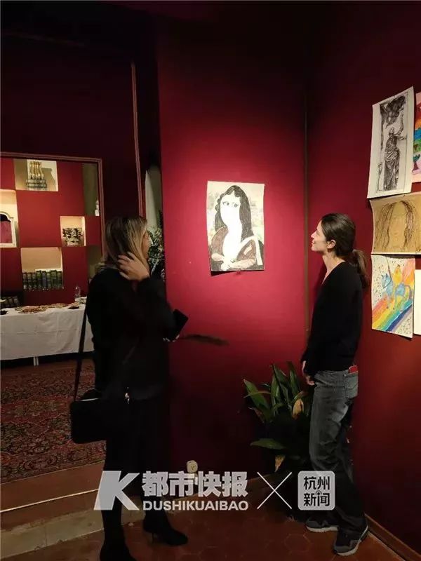 13岁杭州女孩画蒙娜丽莎,中国小孩画蒙娜丽莎被收藏