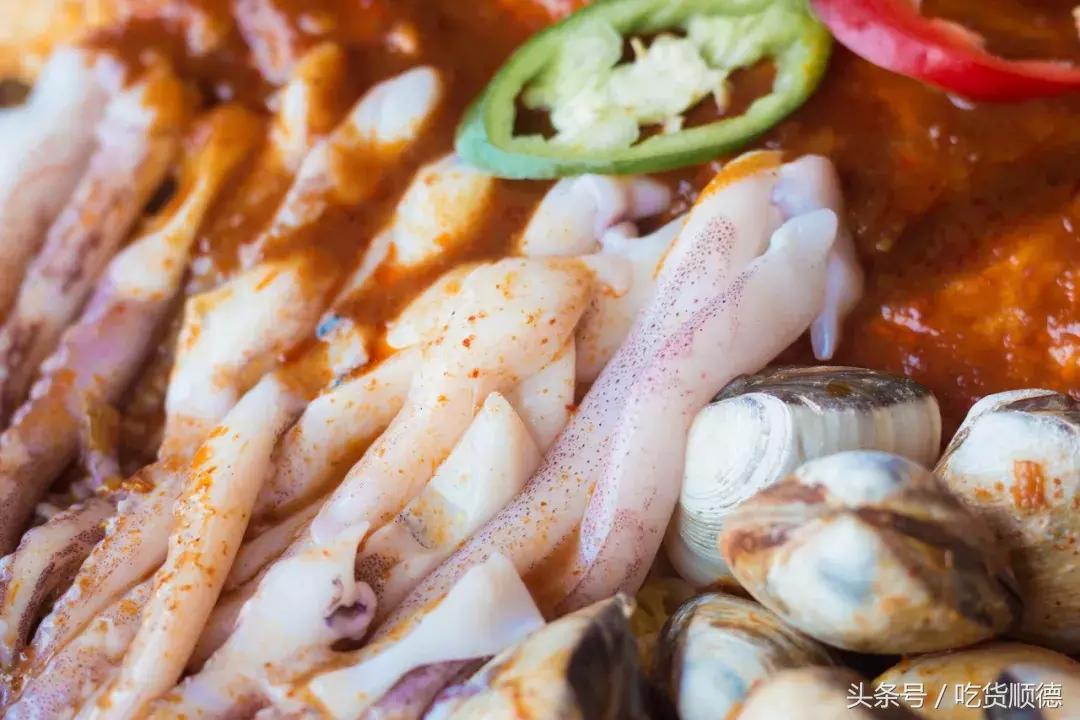 抖音美食一铲子海鲜,抖音100w赞以上视频