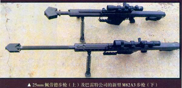 巴雷特，反器材步枪新秀——佩劳德步枪