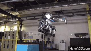 机器人跑酷太空步,机器人跑酷单脚跳上阶梯