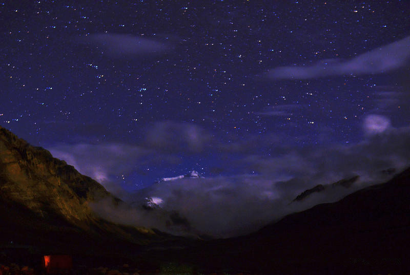 珠穆朗玛峰海拔多少米,珠穆朗玛峰的全景图片