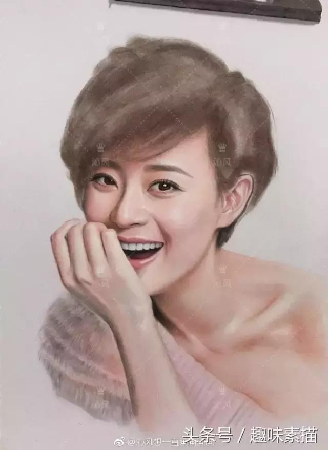赵丽颖彩铅手绘清晰,赵丽颖彩铅画教程简单