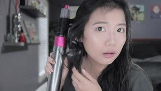 dyson戴森hs05落日玫瑰卷发棒,戴森卷发棒hs01和hs05买哪个好