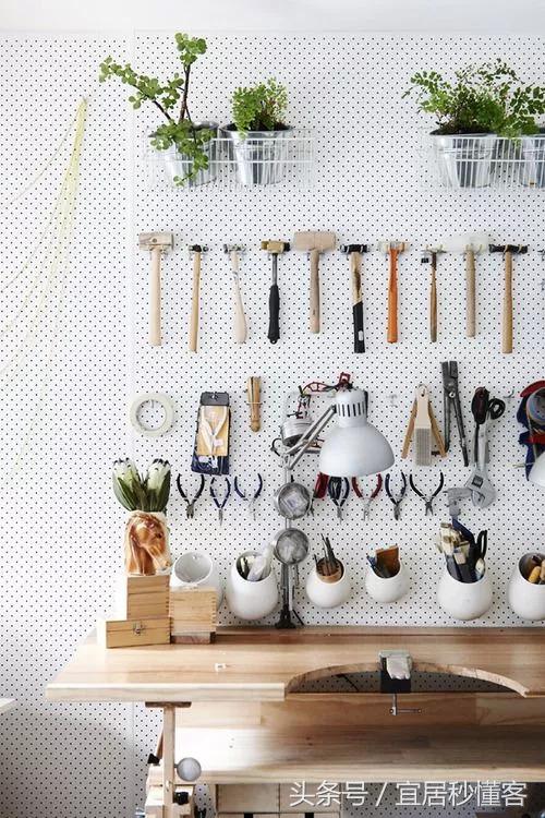 整理洞洞板的方法,厨房没有柜子怎么收纳洞洞板