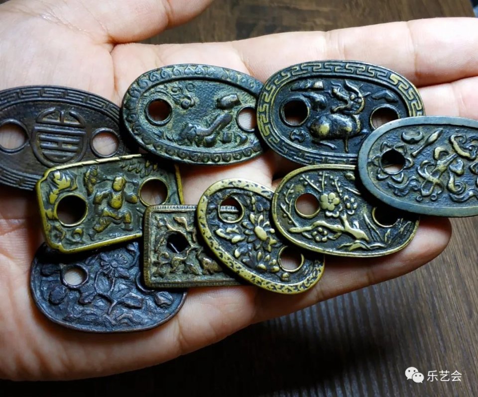 白马讲铜荷包扣收藏