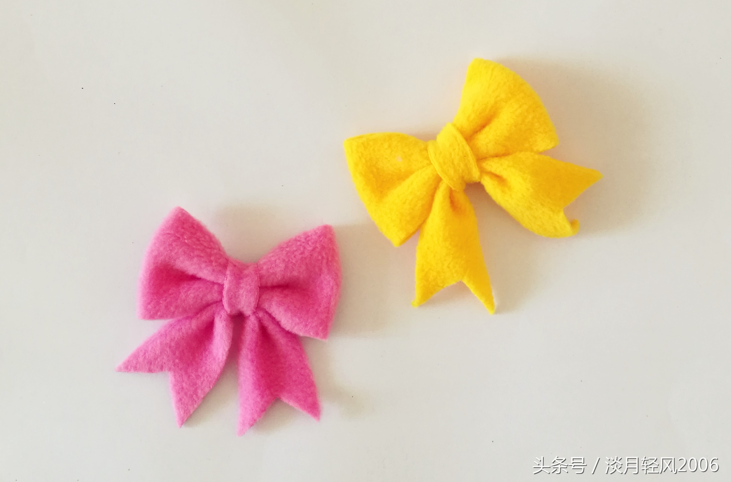 制作蝴蝶结发饰手工教程,蝴蝶结发饰怎么做手工视频