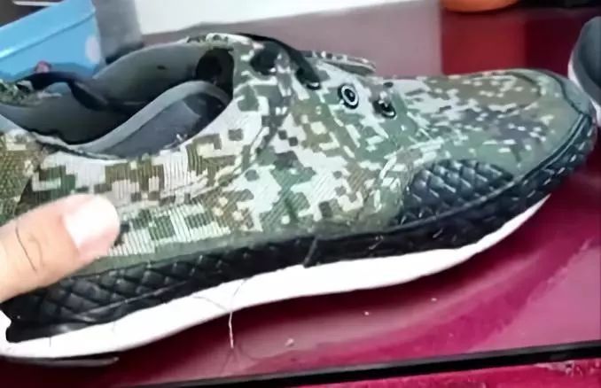 迷彩鞋制作全过程,迷彩作训鞋制作过程