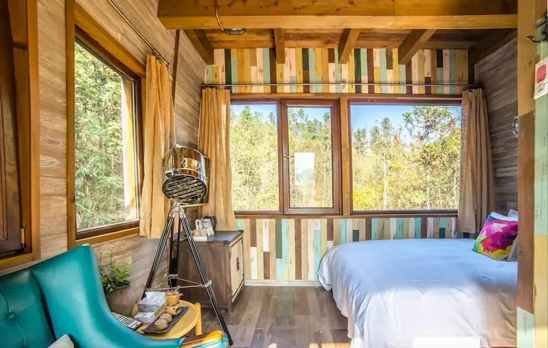 这片媲美京都的红叶之森只藏15栋梦幻树屋，杭州1.5h直达！