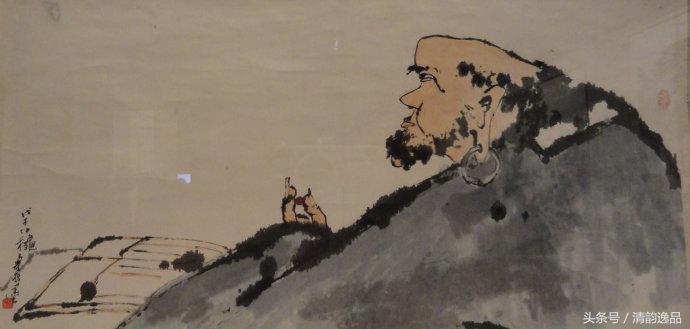 潘天寿花鸟真迹一百幅大赏,潘天寿山水画名作欣赏