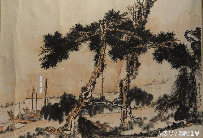 潘天寿花鸟真迹一百幅大赏,潘天寿山水画名作欣赏