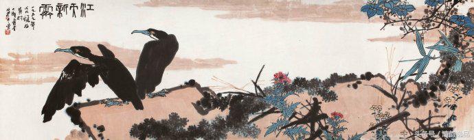 潘天寿花鸟真迹一百幅大赏,潘天寿山水画名作欣赏