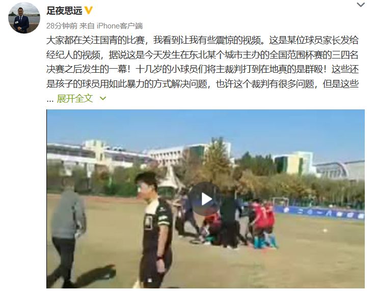 央视点名的足球小将,足球暴力事件打裁判