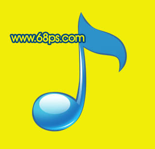 ps怎么做音符小图案,ps制作水晶文字教程
