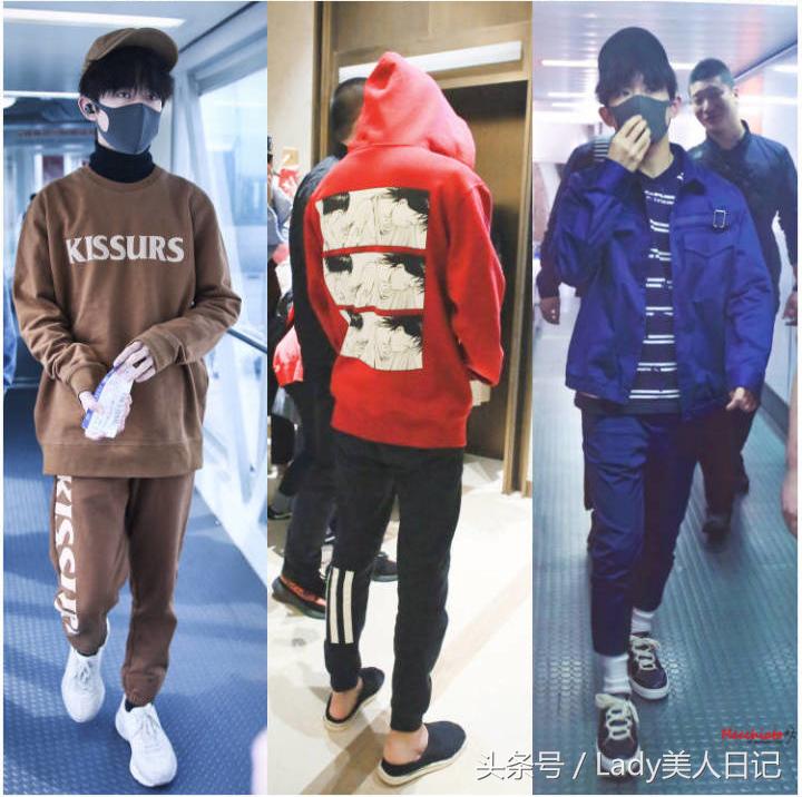 易烊千玺口罩保镖,易烊千玺口罩图