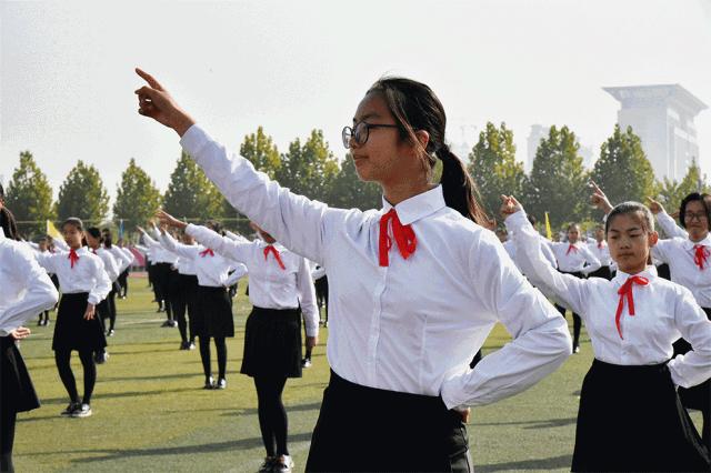 渭南青少年运动会开幕式,渭南市三贤中学运动会开幕式