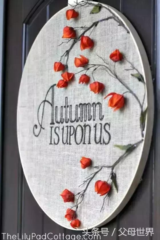 用枯枝落叶做成的简单艺术品,幼儿园秋天的落叶艺术品