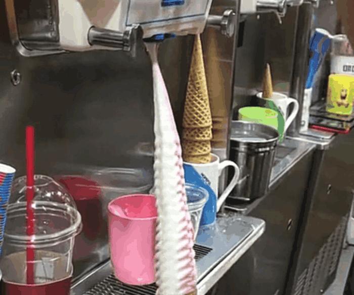 冷饮店速成冰淇淋,冷饮店冰激凌