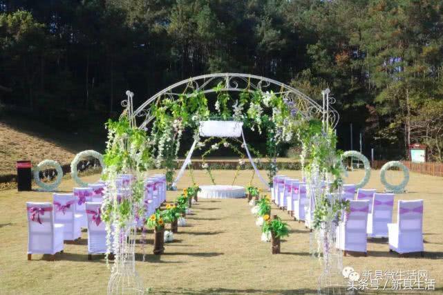 浪漫户外婚礼草坪婚礼,经典户外草坪婚礼