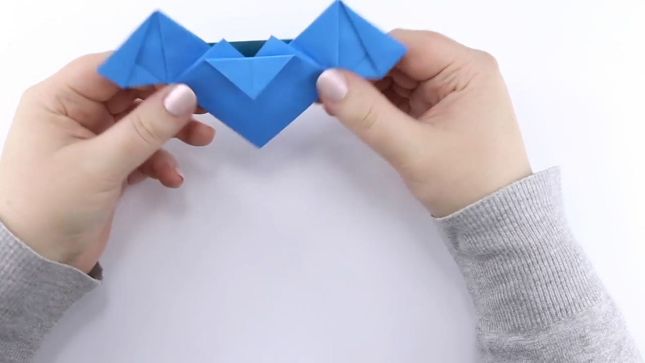 7-10岁儿童手工折纸会飞的蝙蝠,全世界最快最简单会飞的折纸蝙蝠