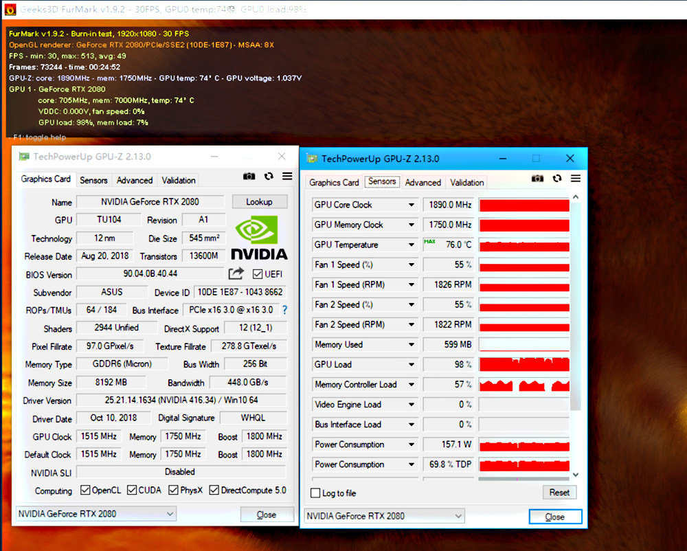 华硕rtx2080ti对比gtx1080ti,华硕rtx2080ti显卡配置推荐