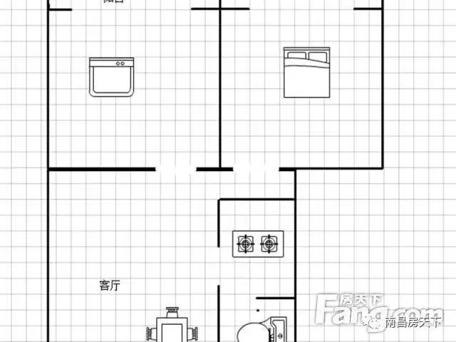 读南师28中！东湖区叠山路67㎡通透两房89万！光线好太阳全天