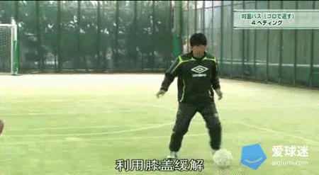 足球怎么用头部停球,足球简单的停球小技巧图片