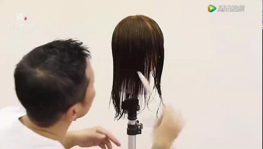 零基础剪长碎发最快的方法,粗头发怎样剪自然的碎发