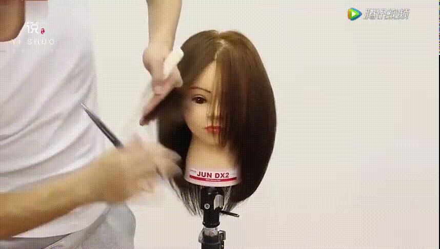 基础长碎发剪发方法与技巧,头发粗碎发多适合什么短发