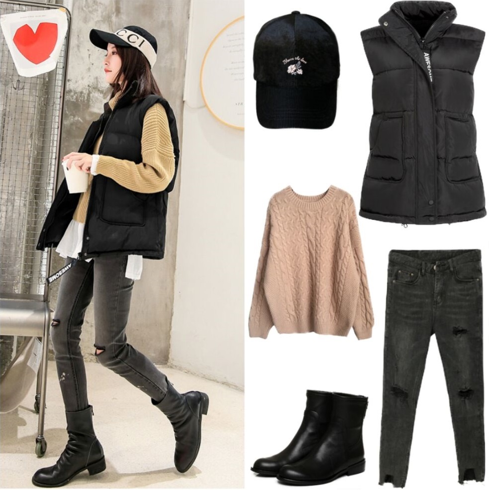 冬季内搭保暖马甲,羽绒马甲最是实用保暖又百搭